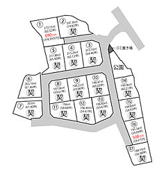 甲府市羽黒町17区画分譲地 区画1