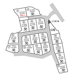 甲府市羽黒町17区画分譲地 区画1