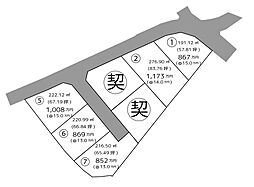 甲府市上今井町7区画分譲地 区画1