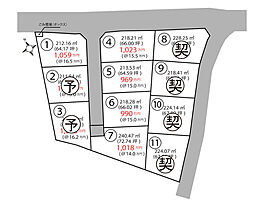 甲斐市竜王新町11区画分譲地 (1)