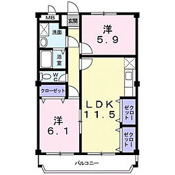 ロイヤルパレス桜井 201号室