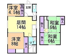 岩見沢市日の出台2丁目の一戸建て