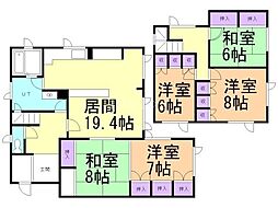 美唄市西一条南4丁目の一戸建て