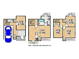 大阪市東淀川区菅原2丁目　中古一戸建て