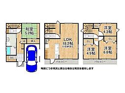 四條畷市江瀬美町　新築一戸建て　B号地