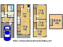 守口市八雲西町2丁目　中古一戸建て