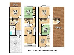 大阪市旭区中宮1丁目　中古一戸建て