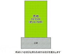 寝屋川市池田旭町　建築条件なし土地