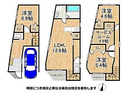 大阪市城東区東中浜2丁目　中古一戸建て