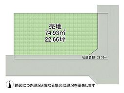 寝屋川市大利元町　建築条件付き土地　全1区画
