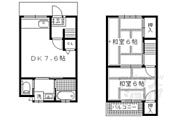 京都市左京区田中西大久保町の一戸建て