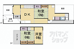 京都市北区紫竹下本町の一戸建て