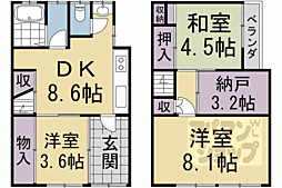 京都市上京区一条通西洞院東入元真如堂町の一戸建て