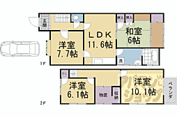 京都市左京区高野清水町の一戸建て