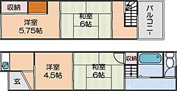 大阪市住吉区遠里小野7丁目の一戸建て