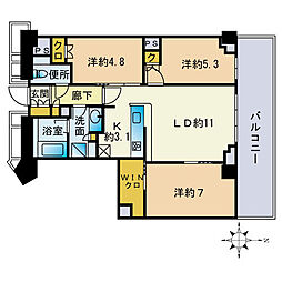ザ・パークハウス福岡タワーズＥＡＳＴ 1504