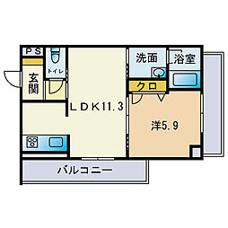 シャーメゾン六本松ヒルズ 204