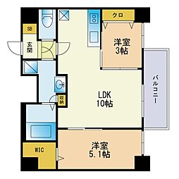 Ｍｏｄｅｒｎ Ｐａｌａｚｚｏ　天神ＡＸＩＡ 1101