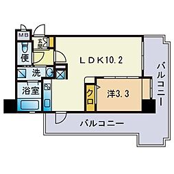 アクタス天神セントラルタワー 404