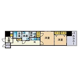 エンクレスト渡辺通2 1101