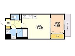 Ｄ−ｒｏｏｍ　ｇｒａｃｉｏｕｓ平尾 605