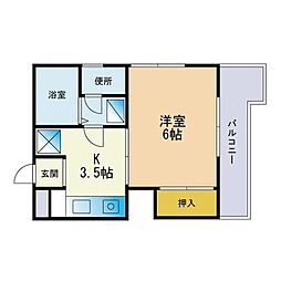 スカイハイツ箱崎 501