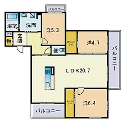 シャーメゾン松崎スカイヒル 302