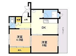 ビレッジハウス上和白2号棟 107