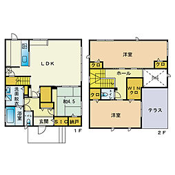 片縄北8丁目A貸家 1