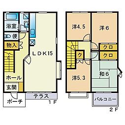 グリーンコート大橋B棟 B1