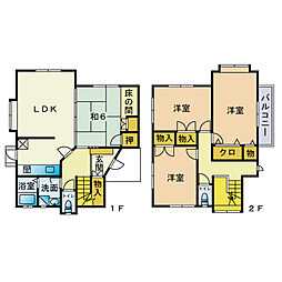 野間4丁目Ｉ貸家 1