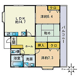 向新町2丁目MA貸家 2F