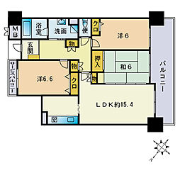 西福岡マリナタウンウェーブコースト7番館 402