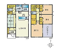 小戸3丁目Ｃ貸家 1