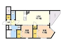 ＭＯＤＥＲＮ　ＰＡＬＡＺＺＯ姪浜2 408
