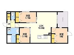 ＭＯＤＥＲＮ　ＰＡＬＡＺＺＯ姪浜2 301