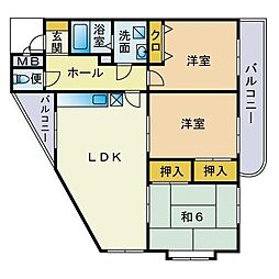 レイクサイド周船寺 403