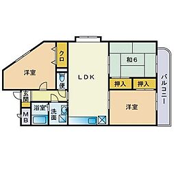 レイクサイド周船寺 401