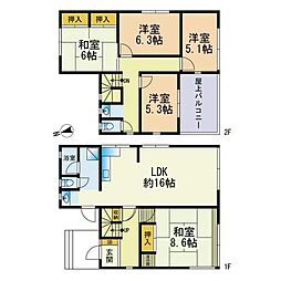 別府6丁目Y貸家 1