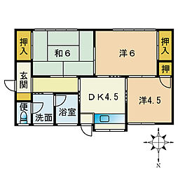 野芥2丁目花野貸家 3
