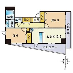 ヴィルコート城南 1301