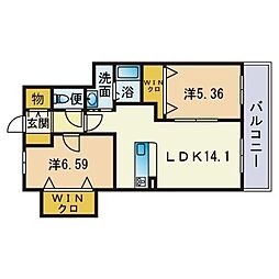 プレジュール壱番館 1-202