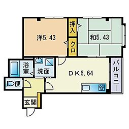 クレイドル室見Ｂ棟 201