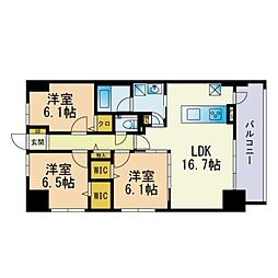 ラフィーネ　グラン室見 801