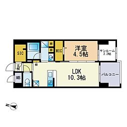 アネーロ西新4 1103