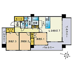 フリーディア西新プレミアム 402