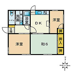 上白水7丁目Ｐ貸家 1
