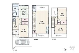 池田市鉢塚2丁目 一戸建て