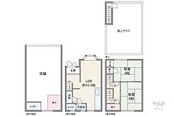 豊中市上新田4丁目 テラスハウス