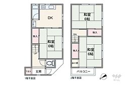 大阪市東淀川区上新庄2丁目 一戸建て